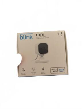 Blink Mini Indoor Security Camera - White